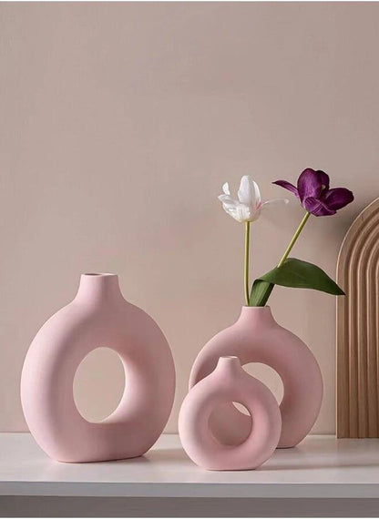 Ceramic Donut Vase