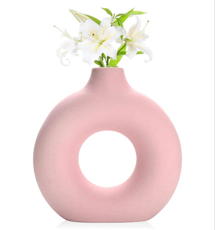 Ceramic Donut Vase