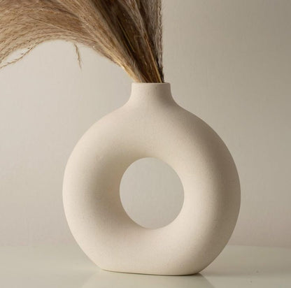 Ceramic Donut Vase