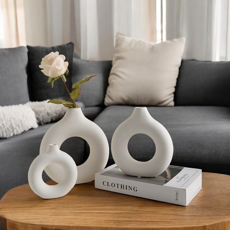 Ceramic Donut Vase