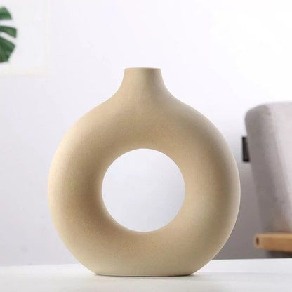 Ceramic Donut Vase