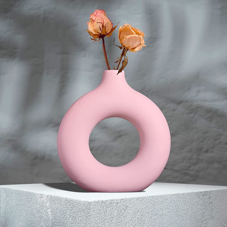 Ceramic Donut Vase