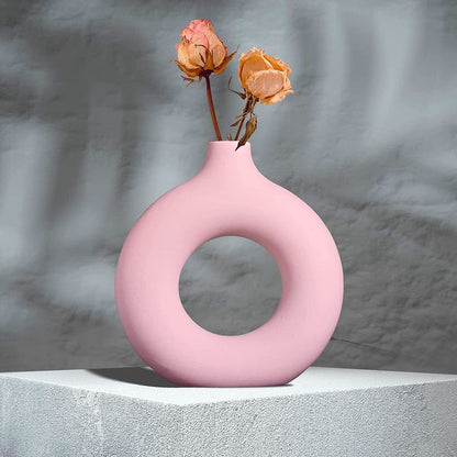 Ceramic Donut Vase
