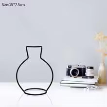 Nordic Style Iron Flower Vase