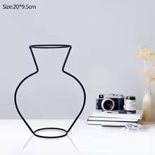 Nordic Style Iron Flower Vase